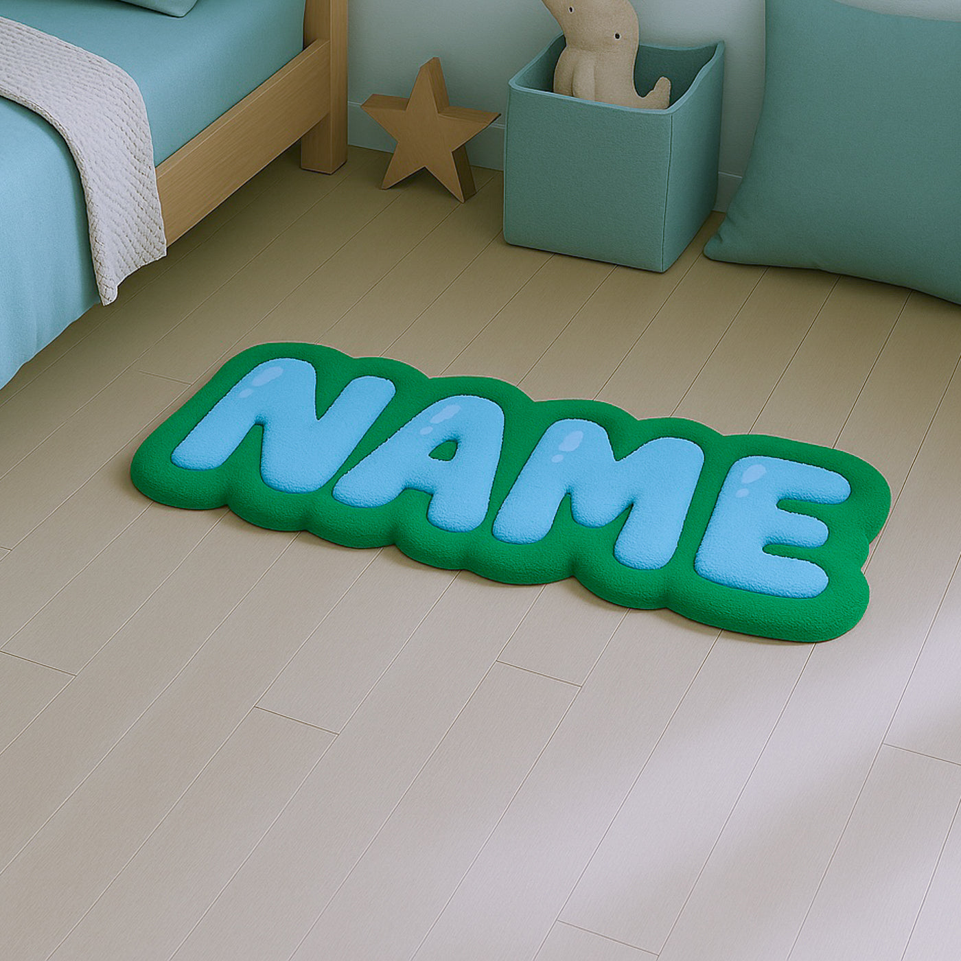 Personalized Tufted Rugs - Green