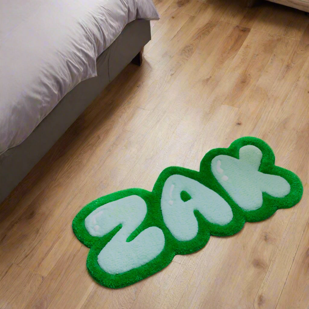 Personalized Tufted Rugs - Green
