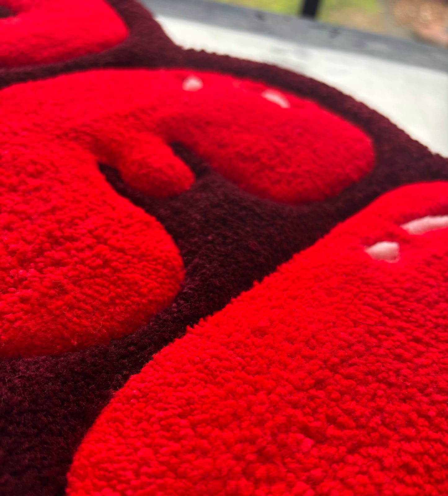 Personalized Tufted Rugs - Red