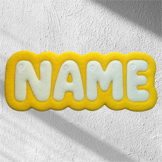 Personalized Tufted Rugs - Yellow