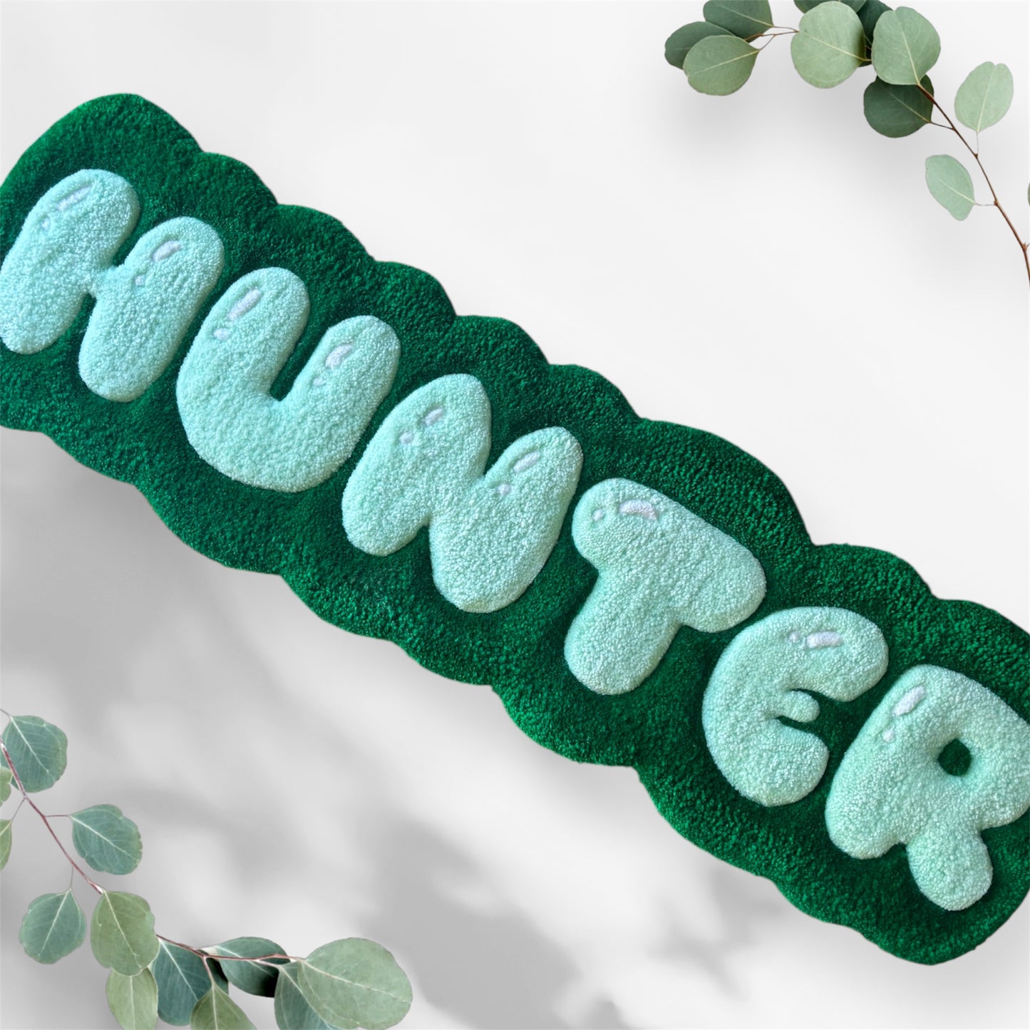 Personalized Tufted Rugs - Green