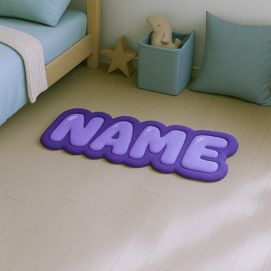 Personalized Tufted Rugs - Purple